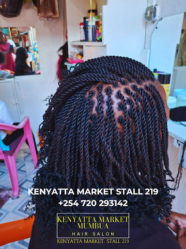 Kenyatta Market Mumbua Hair Salon Stall 219