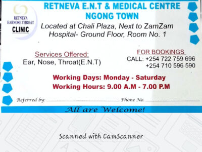 Retneva Ent And Medical Center